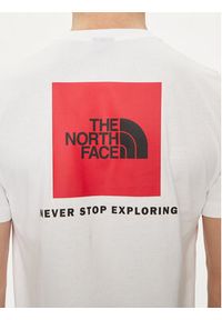 The North Face T-Shirt Redbox NF0A87NP Biały Regular Fit. Kolor: biały. Materiał: bawełna #5