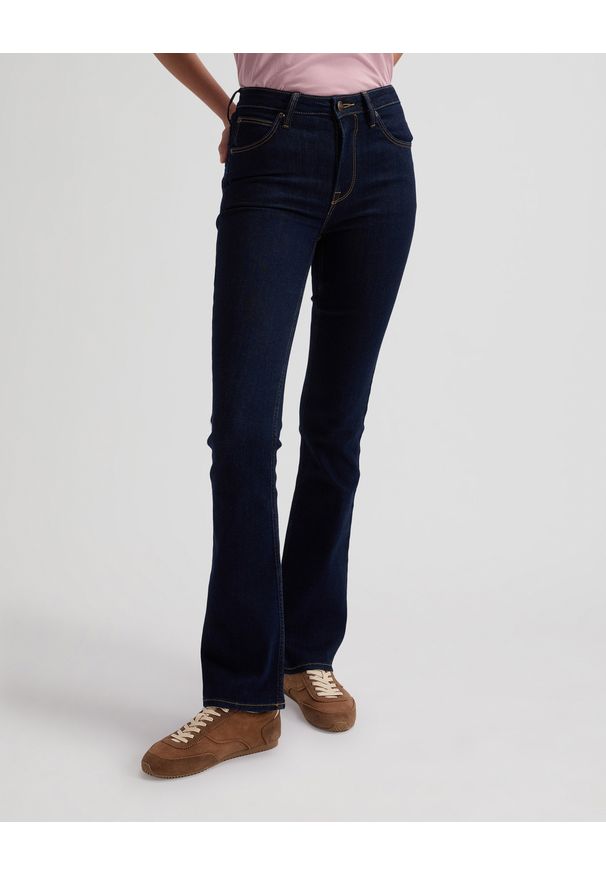 Lee - DAMSKIE SPODNIE LEE BREESE BOOT SEA WATER 112378782
