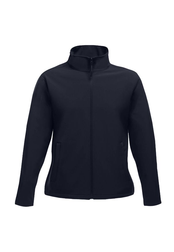 Regatta - Kurtka Softshellowa Damska Do Druku. Kolor: szary, niebieski, wielokolorowy. Materiał: softshell. Sport: turystyka piesza