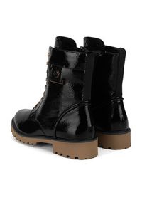 Remonte Trzewiki D8663-00 Czarny. Kolor: czarny. Materiał: lakier, skóra #7