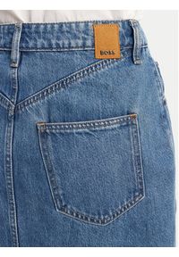 BOSS Spódnica jeansowa Cobaltide 50538596 Niebieski Regular Fit. Kolor: niebieski. Materiał: bawełna #3