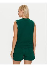 Reebok Sweter Cl Cs Vest 100075522 Zielony Regular Fit. Kolor: zielony. Materiał: bawełna