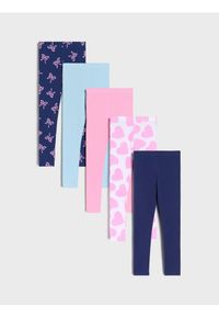 Sinsay - Legginsy 5 pack - wielobarwny