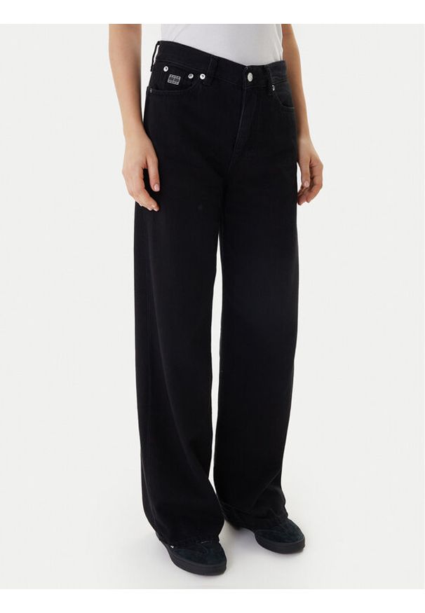 Tommy Jeans Jeansy DW0DW22116 Czarny Loose Fit. Kolor: czarny