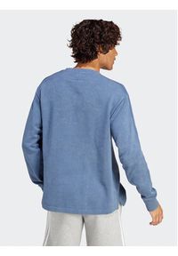 Adidas - adidas Bluza ALL SZN 3-Stripes IR5256 Niebieski Regular Fit. Kolor: niebieski. Materiał: bawełna