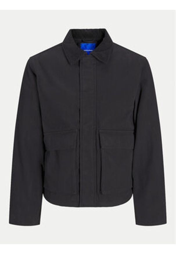 Jack & Jones - Jack&Jones Kurtka przejściowa Brooklyn 12261818 Czarny Regular Fit. Kolor: czarny. Materiał: bawełna