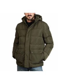 Geox - Kurtka GEOX MHILSTONE SHORT JKT Zielony. Kolor: zielony. Materiał: tkanina