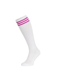 NESSI SPORTSWEAR - Podkolanówki Bawełniane Sportowe Damskie Nessi Sportswear Indoor H Cotton. Kolor: różowy, wielokolorowy, biały. Materiał: bawełna #1