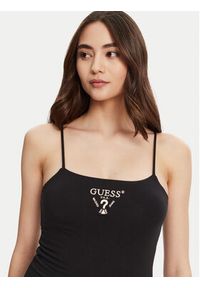 Guess Top V5RP08 KCOA2 Czarny Regular Fit. Kolor: czarny. Materiał: wiskoza #4