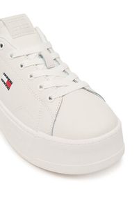 Tommy Jeans Sneakersy Tjw Script Cupsole Flatform EN0EN02961 Biały. Kolor: biały. Materiał: skóra #4