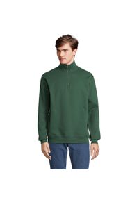 SOL'S - Bluza Rozpinana Unisex Dla Dorosłych Conrad Quarter Zip. Kolor: zielony