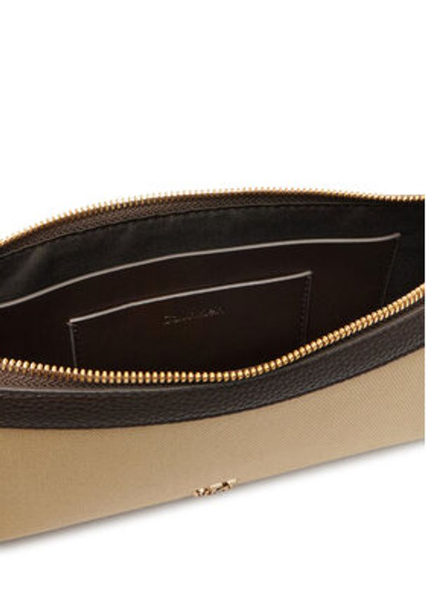 Calvin Klein Torebka Ck Canvas Convertible Pouch LV04F1126G Beżowy. Kolor: beżowy