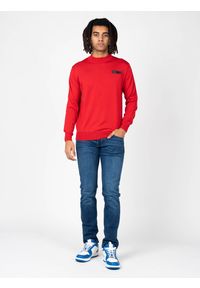 Plein Sport Sweter | MLPS90352 | Mężczyzna | Czerwony. Okazja: na co dzień. Kolor: czerwony. Materiał: wełna. Styl: sportowy #1