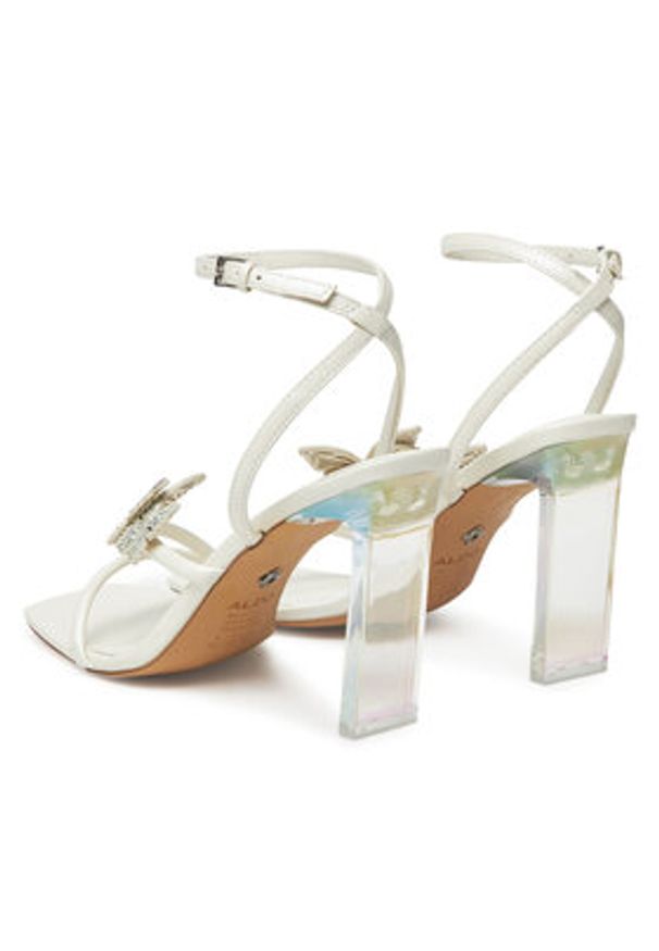 Aldo Sandały Laylia 13966708 Biały. Kolor: biały. Materiał: skóra