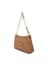 Love Moschino - LOVE MOSCHINO Torebka JC4167PP1OL1210A Beżowy. Kolor: beżowy. Materiał: skórzane #7