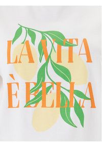 Vero Moda T-Shirt Sonna 10327143 Biały Regular Fit. Kolor: biały. Materiał: bawełna #7
