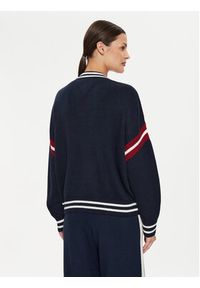 Tommy Jeans Sweter Letterman DW0DW18519 Granatowy Oversize. Kolor: niebieski. Materiał: syntetyk #4