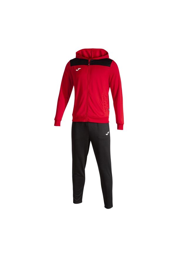 Dres Joma Phoenix II. Kolor: wielokolorowy, czarny, czerwony. Materiał: dresówka. Sport: piłka nożna, fitness