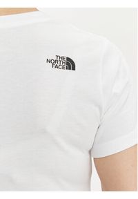 The North Face T-Shirt Simple Dome NF0A87NH Biały Regular Fit. Kolor: biały. Materiał: bawełna, syntetyk