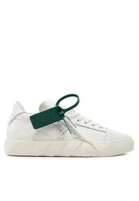 OFF-WHITE - Off-White Sneakersy Low Vulcanized IA178S22LEA0020101 Biały. Kolor: biały. Materiał: skóra