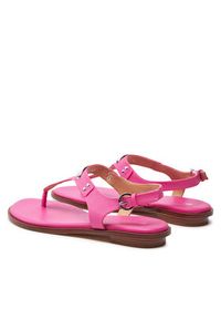 MICHAEL Michael Kors Sandały Plate Thong 40U2MKFA1L Różowy. Kolor: różowy. Materiał: skóra #5