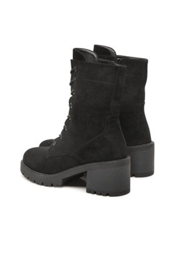 Jenny - JENNY Botki WS5898-02 Czarny. Kolor: czarny. Materiał: materiał