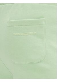 Karl Lagerfeld - KARL LAGERFELD Szorty sportowe 705014 552900 Zielony Regular Fit. Kolor: zielony. Materiał: bawełna. Styl: sportowy #3