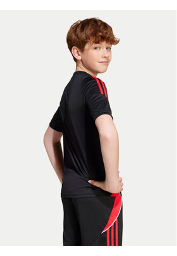 Adidas - adidas Koszulka techniczna Tiro 24 Jersey JP2496 Czarny Regular Fit. Kolor: czarny. Materiał: syntetyk