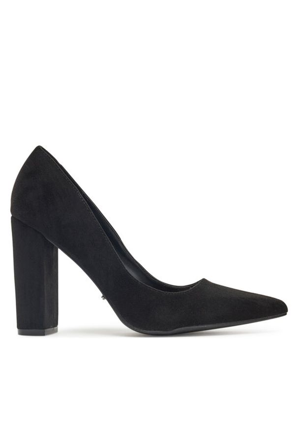 DeeZee Czółenka F-DY-9855-1 Czarny. Kolor: czarny. Materiał: materiał