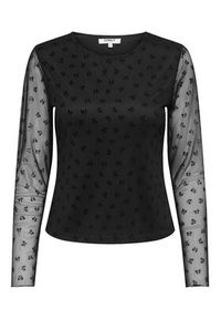 only - ONLY Bluzka Siena 15362924 Czarny Regular Fit. Kolor: czarny. Materiał: syntetyk #8