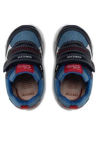 Geox Sneakersy B Rishon B. B B250RB 01385 C4327 Niebieski. Kolor: niebieski. Materiał: skóra #7