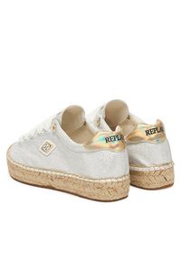 Replay - REPLAY Espadryle GWF22 .000.C0093S Biały. Kolor: biały. Materiał: materiał #2