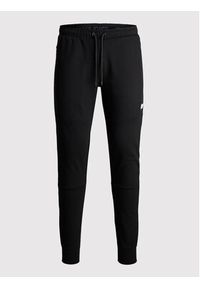 Jack&Jones Junior Spodnie dresowe Will 12189809 Czarny Regular Fit. Kolor: czarny. Materiał: syntetyk #5