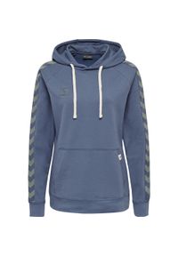 Bluza damska z kapturem Hummel Lmove Classic. Typ kołnierza: kaptur. Kolor: turkusowy, niebieski, wielokolorowy. Sport: fitness #1
