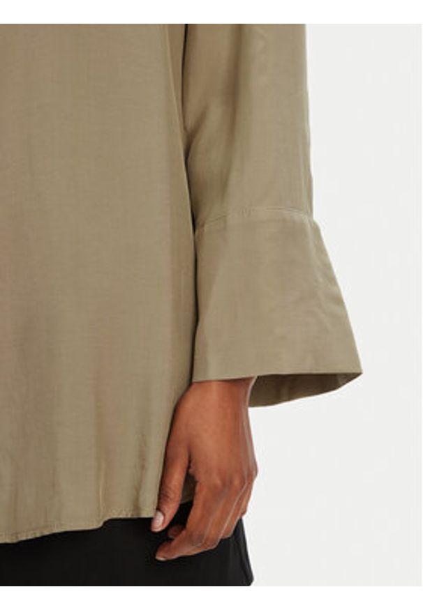 ACCESS FASHION Koszula 53-7027-437 Zielony Loose Fit. Kolor: zielony. Materiał: wiskoza