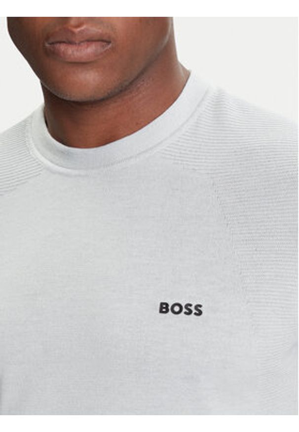 BOSS T-Shirt K_Momentum 50541952 Szary Regular Fit. Kolor: szary. Materiał: bawełna, syntetyk