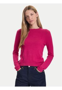 United Colors of Benetton - United Colors Of Benetton Sweter 1002D1K01 Różowy Regular Fit. Kolor: różowy. Materiał: wełna