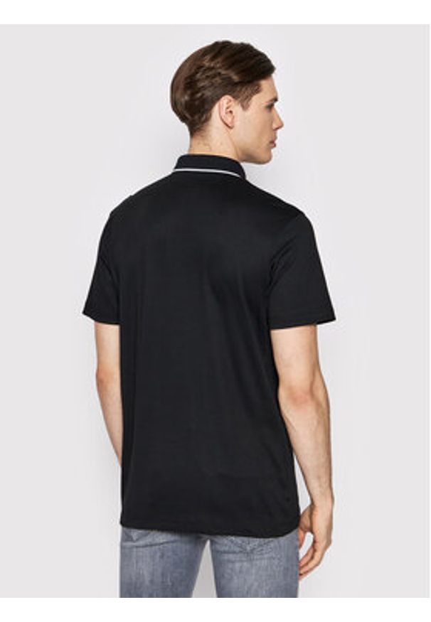 Selected Homme Polo Leroy 16082844 Czarny Regular Fit. Typ kołnierza: polo. Kolor: czarny. Materiał: syntetyk, bawełna