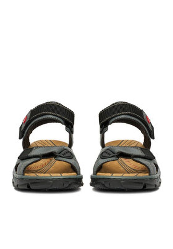 Rieker Sandały CEO-68851-14 Niebieski. Kolor: niebieski. Materiał: skóra