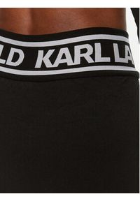 Karl Lagerfeld - KARL LAGERFELD Legginsy 240W1054 Czarny Skinny Fit. Kolor: czarny. Materiał: syntetyk