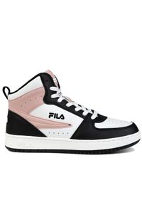 Buty damskie sportowe Fila LEVANTO MID TEENS. Kolor: czarny, różowy, biały, wielokolorowy. Sport: turystyka piesza