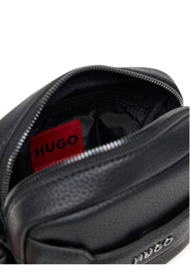 Hugo - HUGO Saszetka 50541948 Czarny. Kolor: czarny. Materiał: skóra