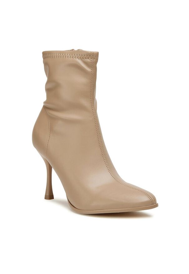 Jenny Fairy Botki LS5784-01 Beżowy. Kolor: beżowy. Materiał: skóra