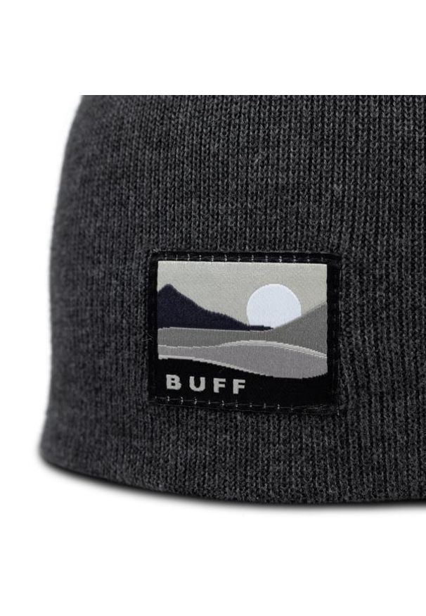 Buff - Czapka BUFF KNITTED BEANIE LILON LONG GREY HEATHER. Kolor: szary. Sezon: zima. Styl: sportowy