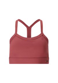 Biustonosz dla kobiet Athlecia Bloom V2. Kolor: czerwony, różowy, wielokolorowy. Sport: fitness #1