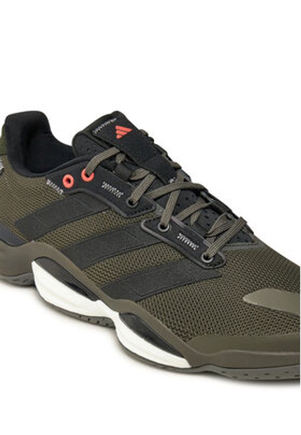 Adidas - adidas Buty halowe Stabil 16 IE1085 Zielony. Kolor: zielony. Materiał: mesh, materiał
