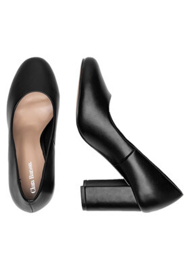 Clara Barson Czółenka WYL3812-1 Czarny. Kolor: czarny. Materiał: skóra