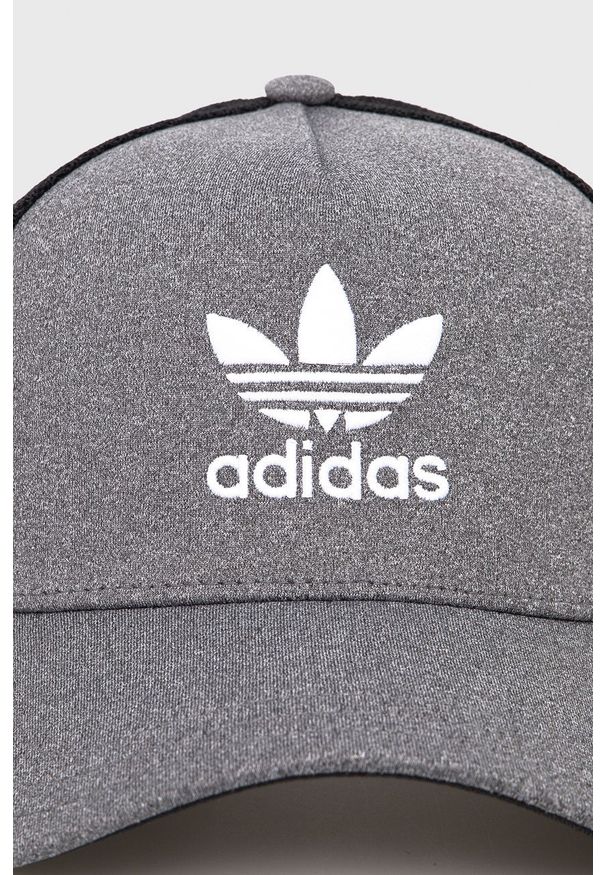 adidas Originals Czapka HD9695.M kolor szary melanżowa. Kolor: szary. Materiał: poliester. Wzór: melanż