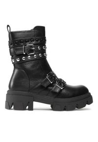 DeeZee Trzewiki WS5598-24 Czarny. Kolor: czarny. Materiał: skóra #1