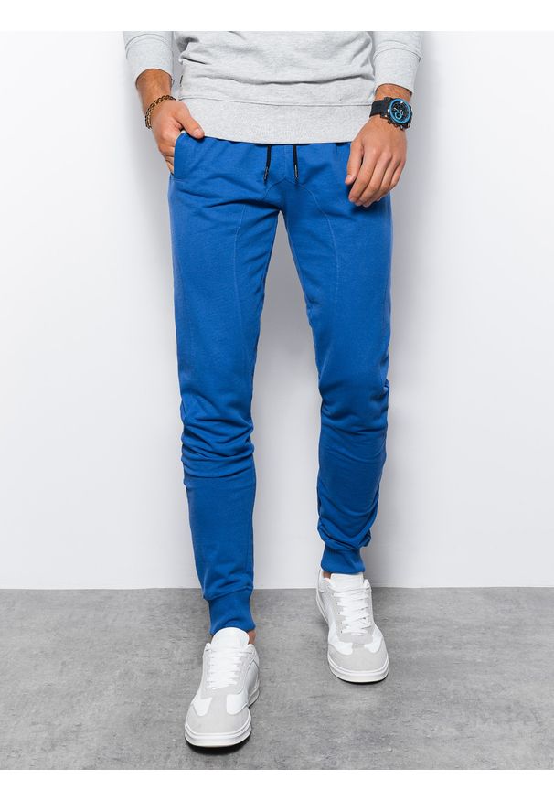 Niebieskie spodnie Ombre Clothing